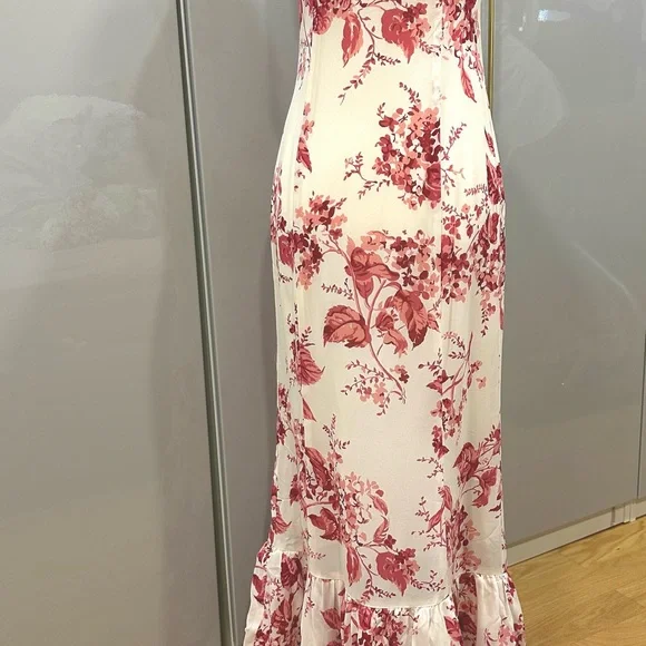 Reformation Fallon Floral Pink Maxi Dress - Picture 7 of 15
